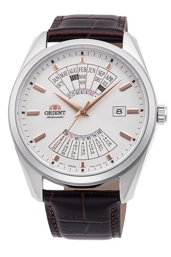 Orient Man horloge BA0001G10B automatisch bruin leer