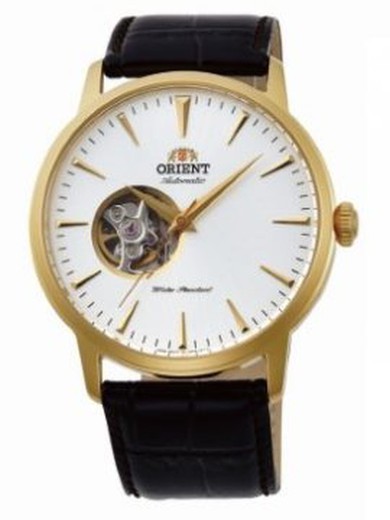 Orient Herrklocka FAG02003W0 Automatisk Läder Svart