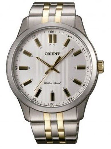 Orient Herrenuhr FQC0U002W0 Bicolor Silber Gold