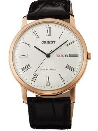 Montre Homme Orient FUG1R006W6 Cuir Noir