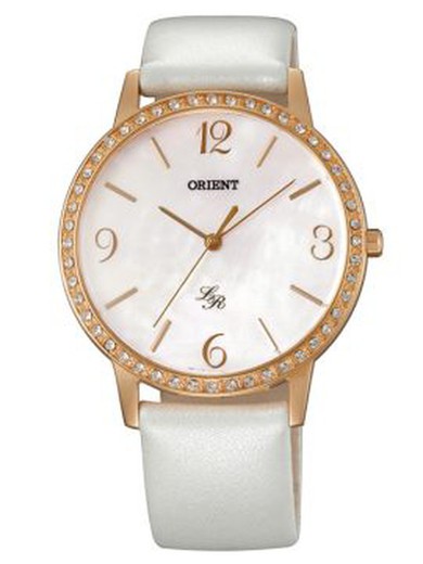 Reloj Orient Mujer FQC0H002W0 Piel Blanca