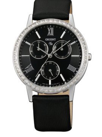 Reloj Orient Mujer FUT0H005B0 Piel Negro