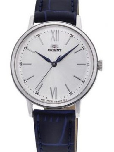Γυναικείο ρολόι Orient RA-QC1705S10B Μπλε Δερμάτινο
