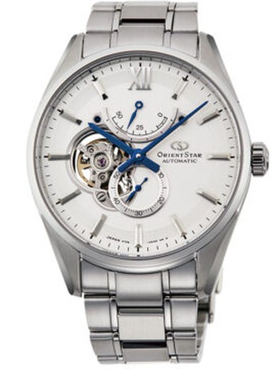 Relógio masculino Orient Star RE-HJ0001S00B automático em aço