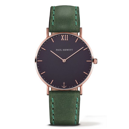 Reloj Paul Hewitt Hombre PH-SA-R-ST-B-12M Piel Verde