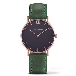 Reloj Paul Hewitt Hombre PH-SA-R-ST-B-12S Piel Verde