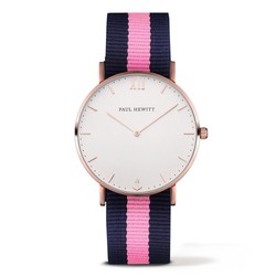 Reloj Paul Hewitt Hombre PH-SA-R-ST-W-NLP-20 Nylon Azul Bicolor  Rosa