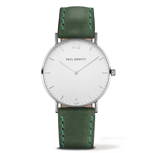 Reloj Paul Hewitt Hombre PH-SA-S-ST-W-12M Piel Verde