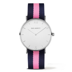 Reloj Paul Hewitt Hombre PH-SA-S-ST-W-NLP-20 Nylon Azul Bicolor  Rosa