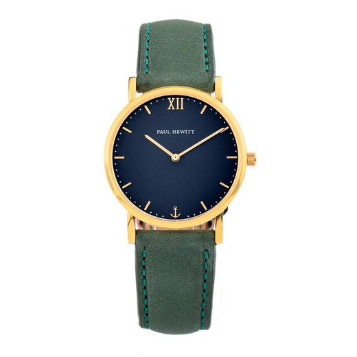 Reloj Paul Hewitt Mujer PH-SA-G-SM-B-12M-230 Piel Verde