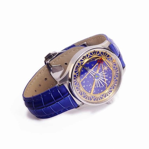 Reloj Pelegrino Camino Santiago TW001 Piel Azul