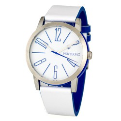 Reloj Pertegaz Hombre P24001 Piel Blanco