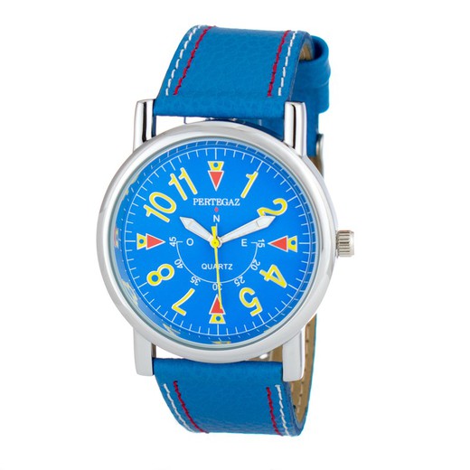 Reloj Pertegaz Hombre P33004-A Piel Azul