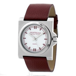 Reloj Pertegaz Hombre PDS-018-B Piel Burdeos