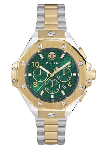 Reloj Philipp Plein Hombre PWPRA0324 Acero Bicolor Dorado Plein Chrono Royal