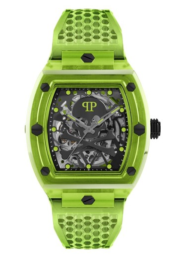 Reloj Philipp Plein Hombre PWPTA0124 Sport Verde The Skeleton Crystal