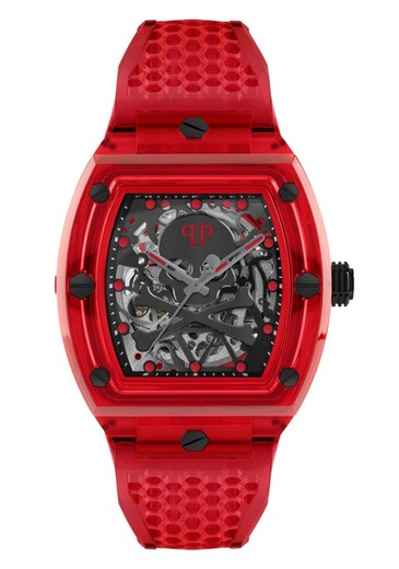 Reloj Philipp Plein Hombre PWPTA0224 Sport Rojo The Skeleton Crystal