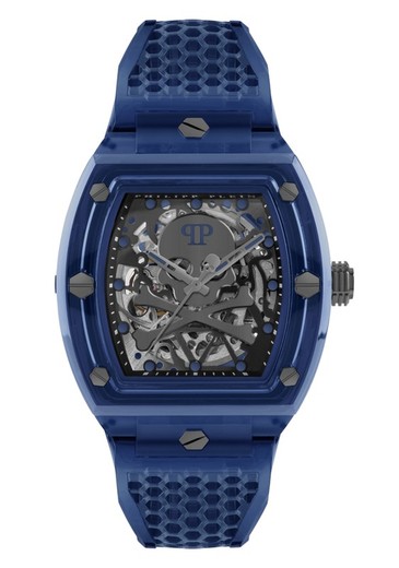 Reloj Philipp Plein Hombre PWPTA0324 Sport Azul The Skeleton Crystal