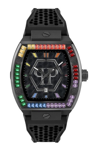 Reloj Philipp Plein Hombre PWPUA0324 Sport Negro The Hexagon Phantom