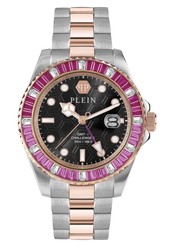 Reloj Philipp Plein Hombre PWPZA0424 Acero Bicolor Rosado GMT-I Challenger Baguettes