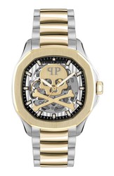 Reloj Philipp Plein Hombre PWRAA0323 Acero Bicolor Dorado Skeleton Spectre