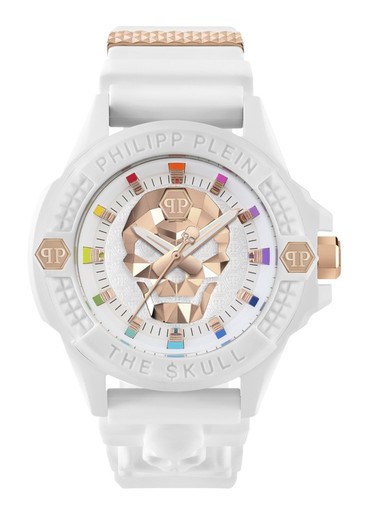 Reloj Philipp Plein Hombre PWUBA0123 Sport Blanco The Skull Ecoceramic