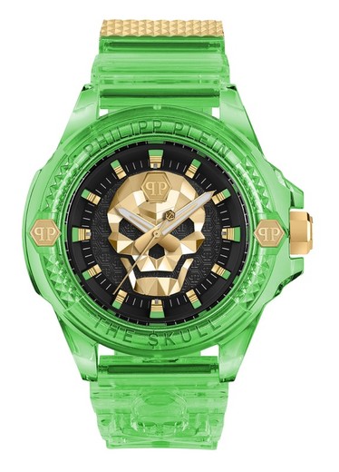 Reloj Philipp Plein Hombre PWWAA0924 Sport Verde The Skull Duba Edition