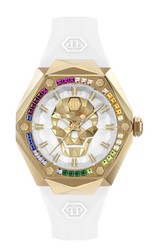 Reloj Philipp Plein Mujer PWADA0324 Sport Blanco Skull Spikes Lady