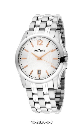 Relógio masculino Potens 40-2836-0-3 Steel