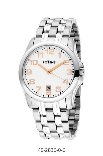 Reloj Potens Hombre 40-2836-0-6 Acero