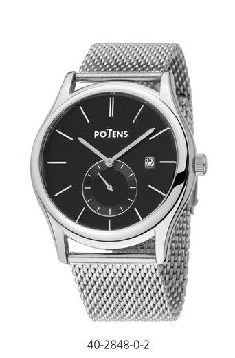 Potens Men's Watch 40-2848-0-2 Steel