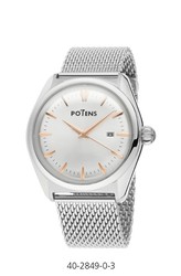 Potens Herrenuhr 40-2849-0-3 Stahl