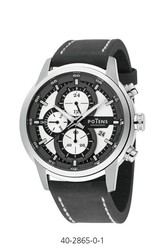 Reloj Potens Hombre  40-2865-0-1 Piel Negra