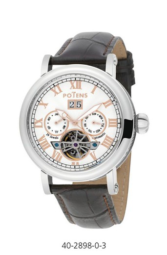 Montre Homme Potens 40-2898-0-3 Automatic Leather