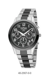 Potens Men's Watch 40-2907-0-0 Bicolor Steel Black