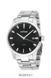 Potens Men's Watch 40-2974-0-1 Steel