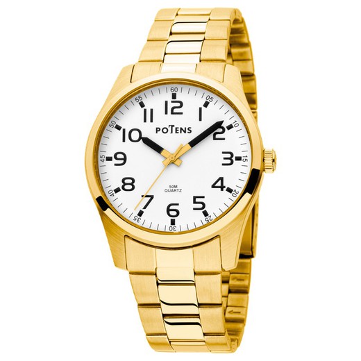 Reloj Potens Hombre 40-2994-0-0 Dorado