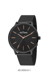 Orologio da uomo Potens 40-3004-0-1 nero opaco