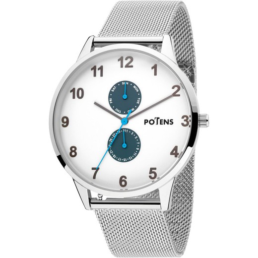 Potens Herenhorloge 40-3008-0-2 Staal