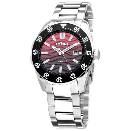 Reloj Potens Hombre 40-3029-0-2 Acero Bicolor Dorado