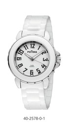 Γυναικείο ρολόι Potens 40-2578-0-1 Λευκό σιλικόνης