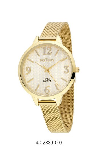 Potens Women's Watch 40-2889-0-0 Gold New York