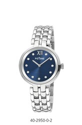 Reloj Potens Mujer 40-2950-0-2 Acero Circonitas