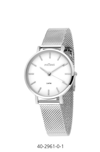 Reloj Potens Mujer 40-2961-0-1 Acero Esterilla