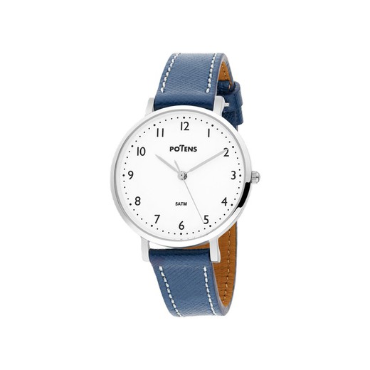 Potens Women's Watch 40-2961-0-E2 Blue Leather