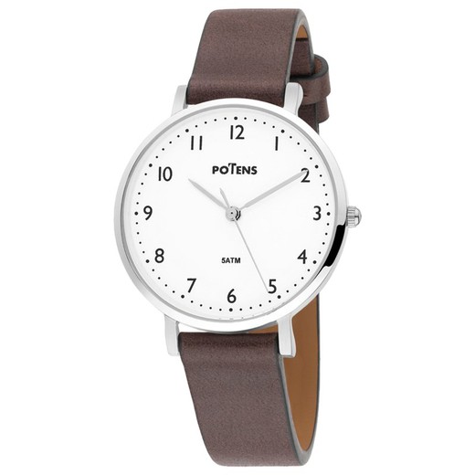 Reloj Potens Mujer 40-2961-0-F2 Piel Marrón