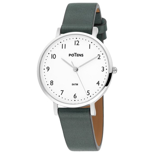 Reloj Potens Mujer 40-2961-0-F5 Piel Gris