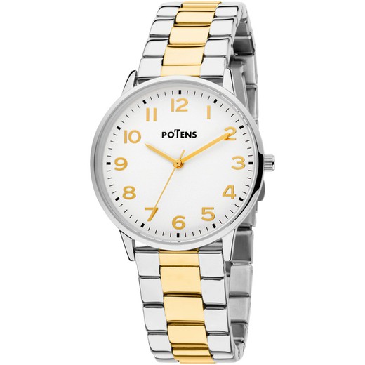 Potens Women's Watch 40-3014-0-1 Bicolor Steel