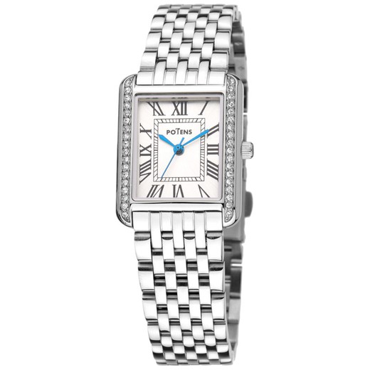 Reloj Potens Mujer 40-3031-0-1 Acero Circonitas