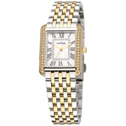 Reloj Potens Mujer 40-3032-0-1 Acero Bicolor Dorado Circonitas